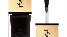 Lak na nehty La Laque Couture, odstín N°73 Noir Overnoir, YSL, 690 K