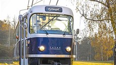 Tramvaj T3 Coupé byla vyrobena v Opravn tramvají Dopravního podniku hl. msta...