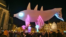 Plzeň 29. března 2019. Festival světelných instalací BLIK BLIK 2019. ve... Plzeň 29. března 2019. Festival světelných instalací BLIK BLIK 2019. ve...