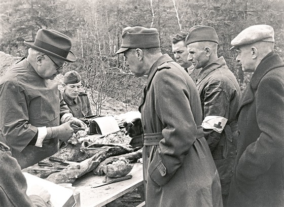 Od 10. dubna roku 1943 byly v Katyni odkrývány ostatky polských elit.
