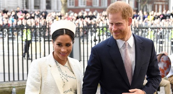 Princ Harry a vévodkyn Meghan (11. bezna 2019, Londýn)
