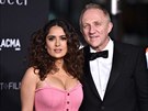 Salma Hayeková a Francois-Henri Pinault (Los Angeles, 7. listopadu 2015)