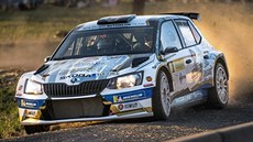 Na trati Škoda Fabia R5 s posádkou Filip Mareš, Jan Hloušek na trati Valašské... Na trati Škoda Fabia R5 s posádkou Filip Mareš, Jan Hloušek na trati Valašské...