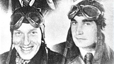 Koláž portrétů pilotů Wilhelma Kosarze, Matěje Pavloviče, Josefa Balejky a... Koláž portrétů pilotů Wilhelma Kosarze, Matěje Pavloviče, Josefa Balejky a...