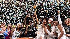 Basketbalistky Bayloru oslavují titul v univerzitní NCAA. Basketbalistky Bayloru oslavují titul v univerzitní NCAA.
