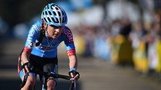 Nizozemská cyklokrosařka Denise Betsemaová Nizozemská cyklokrosařka Denise Betsemaová