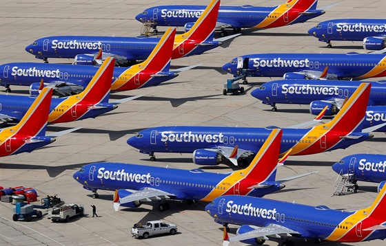 Boeingy letecké spolenosti Southwest Airlines (12. dubna 2019)