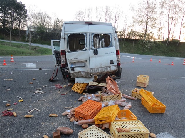 Dopravní nehoda u Sobotky na Jiínsku (18. 4. 2019)