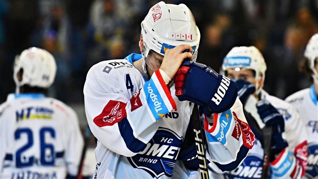 Smutní hokejisté Komety Brno, ilustrační foto Smutní hokejisté Komety Brno, ilustrační foto