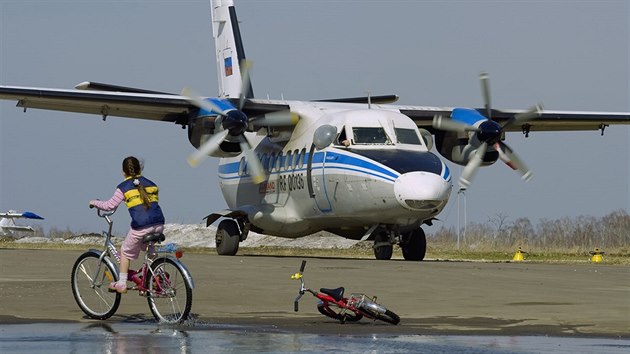 Turbolet v ruských barvách Turbolet v ruských barvách