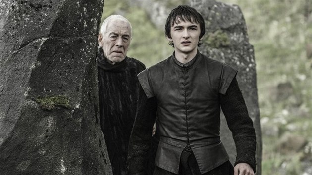 Isaac Hempstead Wright (vpravo) jako Bran Stark v seriálu Hra o trůny Isaac Hempstead Wright (vpravo) jako Bran Stark v seriálu Hra o trůny