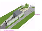 Studie zázemí zahradní údržby - Petřín z roku 2016