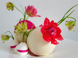 K dekoraci se hodí nejen vajíka a výdutky (vyfouknutá vajíka) od slepic, ale...