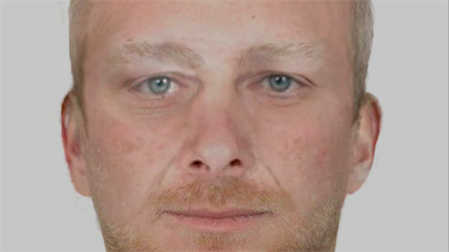 Identikit pachatele, kter policist sestavili ve spoluprci se svdkem. (15. dubna 2019)