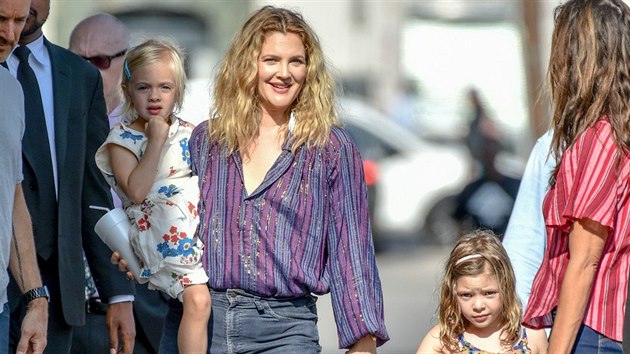Drew Barrymore s dcerami (Los Angeles, 21. ervna 2018)