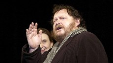 Herec Radomil Uhlíř na premiéře filmu Skřítek (březen 2005) Herec Radomil Uhlíř na premiéře filmu Skřítek (březen 2005)