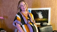 Hereka Amy Schumerová krátce ped porodem ukazuje své obrovské bicho, které...
