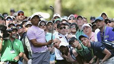 Tiger Woods ve třetím kole Masters. Tiger Woods ve třetím kole Masters.