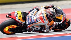 Marc Márquez v kvalifikaci na Velkou cenu Ameriky silničních motocyklů v... Marc Márquez v kvalifikaci na Velkou cenu Ameriky silničních motocyklů v...