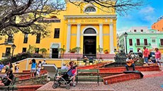 Náměstní starého města San Juan, Portoriko. Náměstní starého města San Juan, Portoriko.