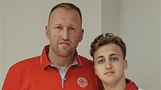 Marek a Nick Malíkovi se sešli v jednom týmu, juniorce Třince Marek a Nick Malíkovi se sešli v jednom týmu, juniorce Třince