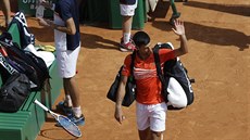 Srbský tenista Novak Djokovič se loučí s turnajem v Monte Carlu. Srbský tenista Novak Djokovič se loučí s turnajem v Monte Carlu.