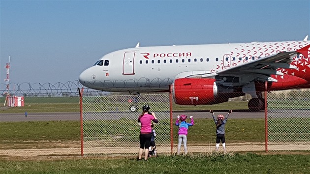 Pozorování letadel na Ruzyni