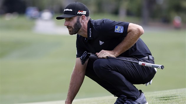 Dustin Johnson na turnaji RBC Heritage v Hilton Head Dustin Johnson na turnaji RBC Heritage v Hilton Head