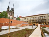 Vedení Brna zpřístupnilo opravenou druhou a třetí kapucínskou terasu pod... Vedení Brna zpřístupnilo opravenou druhou a třetí kapucínskou terasu pod...