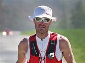 Extrémní sportovec Štěpán Dvořák běží z nejvýchodnějšího bodu bývalého... Extrémní sportovec Štěpán Dvořák běží z nejvýchodnějšího bodu bývalého...