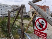 Praha, 23.04.19 Jáma, proluka, Holešovice. Pro MFD Praha Foto: MAFRA - PETR... Praha, 23.04.19 Jáma, proluka, Holešovice. Pro MFD Praha Foto: MAFRA - PETR...