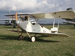 Zrekonstruovan letoun Bohemia B 5 s sten piznanou konstrukc (zmrn...