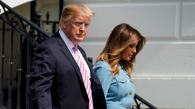 Americk prezident Donald Trump s manelkou Melani (22. dubna 2019)