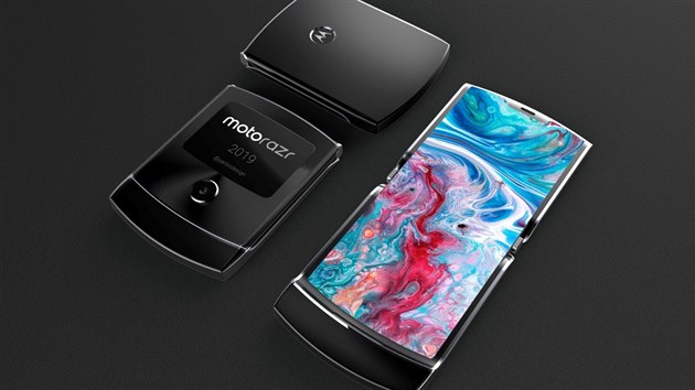 Koncept Motorola Razr 2019 Yanko Design