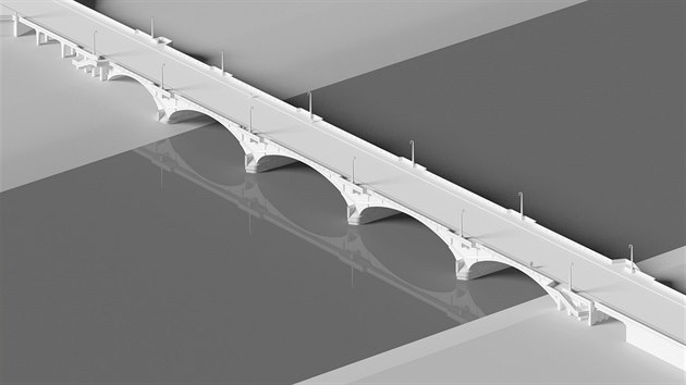 Vizualizace oprav Libeskho mostu.