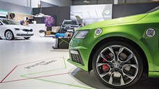 Model nového showroomu Škody Model nového showroomu Škody
