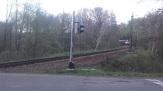 Trať nyní vede daleko od Dobřejovic. Po její modernizaci se mají koleje... Trať nyní vede daleko od Dobřejovic. Po její modernizaci se mají koleje...