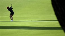 Gaby Lópezová v úvodním kole turnaje LPGA Tour v Los Angeles. Gaby Lópezová v úvodním kole turnaje LPGA Tour v Los Angeles.