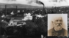 Fotografie areálu Brassovy přádelny bavlny v Zábřehu z přelomu 19. a 20.... Fotografie areálu Brassovy přádelny bavlny v Zábřehu z přelomu 19. a 20....