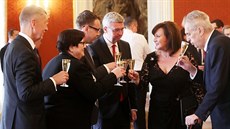 Prezident Miloš Zeman jmenoval na Pražském hradě nové ministry Babišovy vlády.... Prezident Miloš Zeman jmenoval na Pražském hradě nové ministry Babišovy vlády....