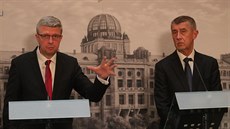 Nový vicepremiér a ministr průmyslu a obchodu Karel Havlíček při uvádění do... Nový vicepremiér a ministr průmyslu a obchodu Karel Havlíček při uvádění do...