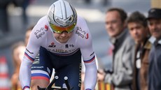 Slovinský cyklista Jan Tratnik,v prologu závodu Kolem Romandie. Slovinský cyklista Jan Tratnik,v prologu závodu Kolem Romandie.