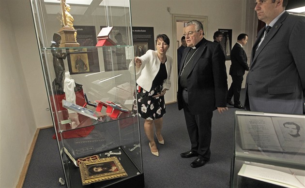 Vystavovatelm se i díky zátit kardinála Duky podailo získat adu cenných...