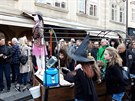Čarodějnický průvod na Malé Straně. Čarodějnický průvod na Malé Straně.