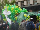 Pražský pochod za legalizaci marihuany. Pražský pochod za legalizaci marihuany.