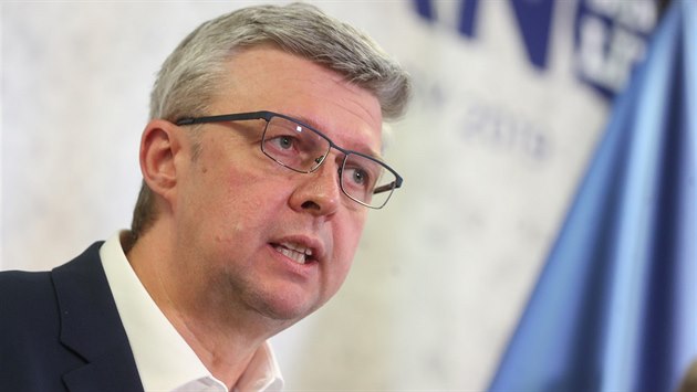 Karel Havlíček hovoří na tiskové konferenci při zahájení kampaně hnutí ANO před... Karel Havlíček hovoří na tiskové konferenci při zahájení kampaně hnutí ANO před...