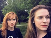 Hana Vagnerová a Petra Nesvačilová z filmu Sněží! Hana Vagnerová a Petra Nesvačilová z filmu Sněží!