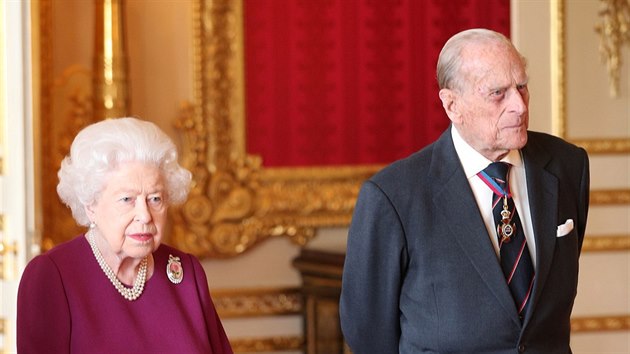 Krlovna Albta II. a princ Philip (Windsor, 7. kvtna 2019)