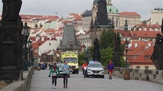 Momentka Pražského maratonu. Momentka Pražského maratonu.