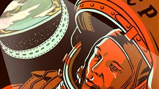 Space Race - ilustrace Space Race - ilustrace